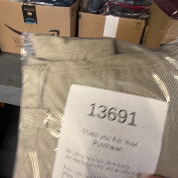 VTG Ralph Lauren Polo Jeans Co Pants Mens 31x32 Khaki Utility Pleated Y2K NOS - Picture 13 of 13